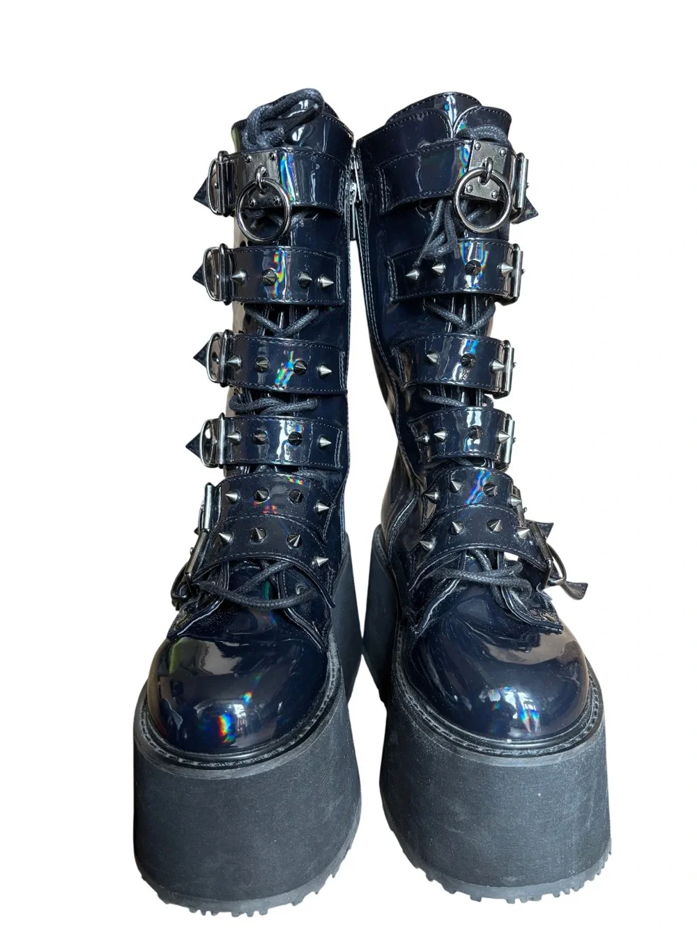 DAMNED-225 MID-CALF BOOTS DEMONIA